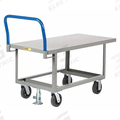 LITTLE GIANT Platform Truck: 2,000 lb, 48 in L x 30 in W x 26 in H Deck, Solid, 12 ga Deck - Work-Height Platform Trucks