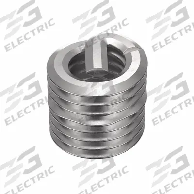 HELI-COIL Helical Insert: Tanged Tang Style, Free-Running, M3-0.50 Thread Size, Plain - Free-Running Tanged Helical Inserts