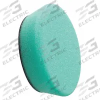 FLEX NORTH AMERICA Polishing Pad: Pad, Hook-and-Loop, Hook-and-Loop, Foam, 3 in Outside Dia, Green (MPN 555125). Key specifications — Texture: Smooth; Material: Foam; Product Type: Pad; Compatible Tool Type: Polishers; Color: Green; Compatible Surface Material: Aluminum; Features: Beveled Cut and Finish; Brand: FLEX NORTH AMERICA.