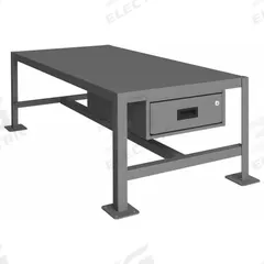 DURHAM MFG Work Table: Fixed Ht, Steel, 48 in x 24 in, 2,000 lb Overall Load Capacity, Steel (MPN MTD244818-2K195). Key specifications — Brand: DURHAM MFG; Unit Type: Not Expandable or Modular.
