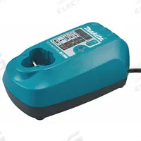 MAKITA Battery Charger: Single-Port Charging, For 12V DC/7.2V DC, 1.3 Ah Charged in 1-Hour, 120V AC (MPN DC10WB). Key specifications — attr1255775: Standard; attr1255810: 7.2V DC; attr1255811: (1) 7.2V/12V; attr1255812: 120V AC.