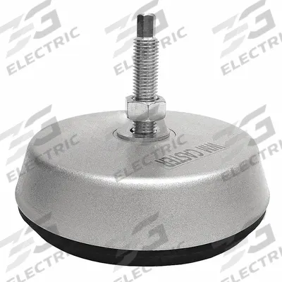 WMI Male-End Leveling Mount: Fixed Stud, M20 Thread Size, 8.66 in, 8,900 lb Capacity - Vibration-Damping Male Leveling Mounts