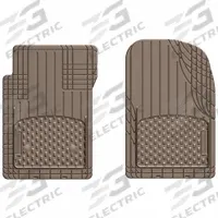 Vehicle Floor Mat: 27 in Lg (In.), 19 in Wd (In.), Tan, Trim-to-Fit (MPN 11AVMOTHST). Key specifications — Material: Thermoplastic Rubber; Brand: WEATHERTECH; Mat Type: Trim-to-Fit.