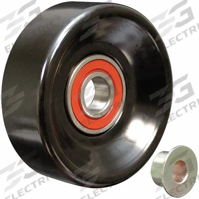 DAYCO Idler Pulley: Idler Pulley, 89097, Serpentine, Flat, Flangeless Flange - Flat Idler Pulleys for Vehicles