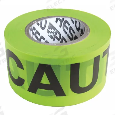 APPROVED VENDOR Barricade Tape: 500 ft Lg, 3 in Wd, Caution Legend, Vinyl - General Caution Messaging Barrier Tape