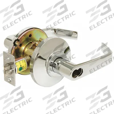 BEST Door Lockset: Storeroom Lever Locksets, Chrome, ADA Compliant