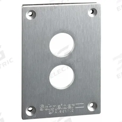 SCHNEIDER ELECTRIC Drilled Front Plate: Control Stations (MPN XAPE302) - Replacement Front Covers, Operators & Switches