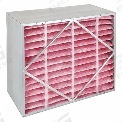 GRAINGER Rigid Cell Air Filter: 20 in x 24 in x 12 in, Fiberglass - MERV 14 Rigid Cell Air Filters
