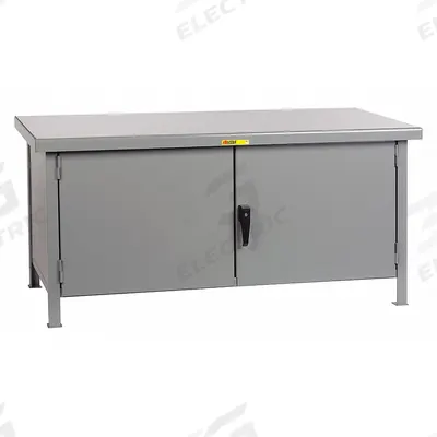 LITTLE GIANT Cabinet Workbench: Steel, 72 in x 30 in, 10,000 lb Overall Load Capacity - Cabinet Benches with Drawers