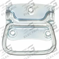 MONROE PMP Folding Pull Handle: Unthreaded Holes, Steel, Silver, 0.25 in (MPN PH-0313). Key specifications — Screw Size: #6; Brand: MONROE PMP; Color: Silver.