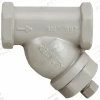 KECKLEY Y Strainer: 3/4 in, NPT, Perforated, 0.0625 in Screen Size, Carbon Steel, 3 3/4 in Ht (MPN 3/45THY-CS045P34-GTI-SB7). Key specifications — Brand: KECKLEY; Seal Material: 304 Stainless Steel; Manufacturer Part Number: 3/45THY-CS045P34-GTI-SB7; Screen Material: 304 Stainless Steel.