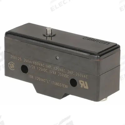 OMRON Snap Action Switch: Pin Plunger Actuator, 1NO/1NC - Plunger Snap-Action Switches