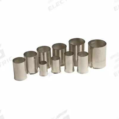 BURNDY Wire Ferrule: 3/0 AWG Max Wire Size, Holds 1 Wire, Bare - Non-Insulated Ferrules