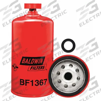 BALDWIN FILTERS Fuel Filter: Spin-On, 3 1/16 in Outside Dia, M16-1.50 Thread Size, Cellulose - Spin-On Fuel Filters