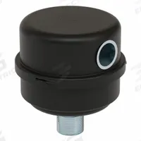 SOLBERG Filter Silencer: 3/4 in Inlet Size, 25 scfm, 4.5 in Overall Ht, 4.13 in Outside Dia (MPN FS-11-075). Key specifications — attr60071: FS-11-075; attr60074: SOLBERG.
