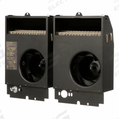 CADET Recessed Electric Wall-Mount Heater: 1250 W/937 W, 240/208V AC, Single Phase - Register-Style Recessed Electric Wall Heaters