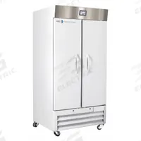 AMERICAN BIOTECH SUPPLY Lab Refrigerator: 36 cu ft, Upright, 1°C to 10°C, 34 3/4 in Overall Dp (MPN ABT-HC-36S-TS). Key specifications — Door Opening Style: Right; Color: White; Alarm Type: Temperature; Manufacturer Part Number: ABT-HC-36S-TS; Brand: AMERICAN BIOTECH SUPPLY; Product Type: Lab Refrigerator; Door Type: Swing Solid; Refrigerant Type: R-290.