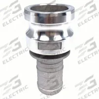 Cam and Groove Adapter: 2 in Coupling Size, 1 1/2 in Hose Fitting Size, 4 53/64 in Overall Lg (MPN PLE25). Key specifications — Fitting Type: Male Hose Shank; Brand: APPROVED VENDOR.