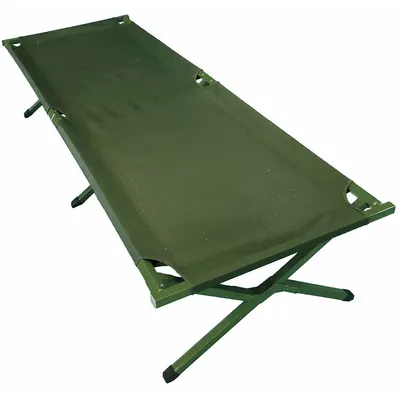 OEM Emergency and Camping Cot: 74 1/2 in Overall Lg - Folding Cots