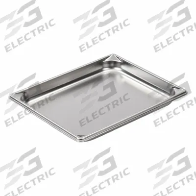 VOLLRATH Steam Table Pan: Half Size, Rectangular, 22 ga Gauge, 2.1 qt Capacity - Steam Table Pans