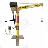 OZ LIFTING PRODUCTS Davit Crane Kit: Composite, Electric, 1,200 lb Max. Load Capacity, 0 in to 45 ft (MPN OZ1200DAV-ACW-SP5). Key specifications — Material: Composite; Brand: OZ LIFTING PRODUCTS; Included Base Type: Socket; Body Material: Composite.