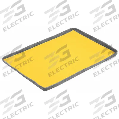 PIG Filter Berm Pad Liner: Fuel/Hydrocarbons/Oil, 27 in x 39 in, 4 Pads, Black/Yellow - Liners for Filter Berm Pads