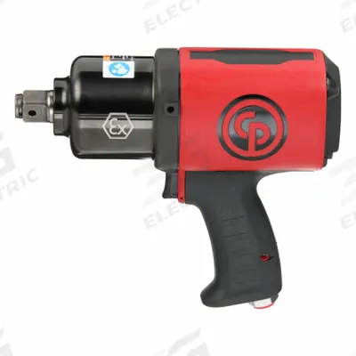 CHICAGO PNEUMATIC Air Impact Wrench: Compact, 3/4 in Drive, Pistol-Grip, Square, Std - ATEX-Certified Impact Wrenches for Use in Hazardous Locations