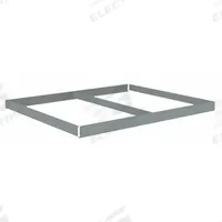 TENNSCO Shelf: 60 in x 48 in, 2,250 lb Load Capacity, Gray, Shelf (MPN ZLCS-6048). Key specifications — Includes: (4) Beams; Shelf Configuration: Single Straight; Color: Gray; Frame Material: Steel; Brand: TENNSCO; Frame Finish: Zinc Plated; Product Type: Shelf.