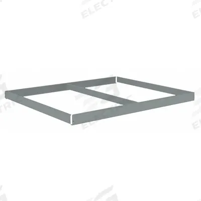 TENNSCO Shelf: 60 in x 48 in, 2,250 lb Load Capacity, Gray - Open Deck Shelf Kits for Boltless Shelving