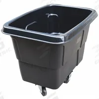 APPROVED VENDOR Cube Truck: 11.9 cu ft, 400 lb, 44 1/2 in L x 32 in W x 33 1/2 in H, Black, Std (MPN 36FK92). Key specifications — Manufacturer Part Number: 36FK92; Brand: APPROVED VENDOR; Caster/Wheel Configuration: (2) Rigid; Color: Black.