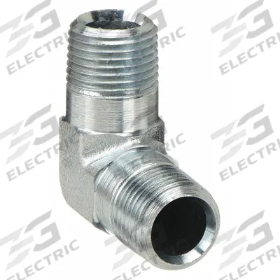 PARKER Metal Pipe Elbow: 90° Elbow, Carbon Steel, 1/2 in x 1/2 in - Threaded Instrumentation Extreme-Pressure Pipe Fittings