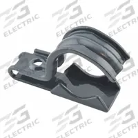 Clamp Back and Straps, Universal One-Piece: 1/2 in_3/4 in Trade Size, Steel (MPN UCSC-5075). Key specifications — Manufacturer Part Number: UCSC-5075; Color: Black; Compatible Conduit Trade Size: 1/2 in; 3/4 in; Compatible Conduit Type: EMT; FMC; IMC; Metallic Liquid Tight.