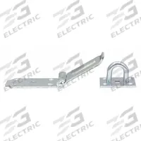 APPROVED VENDOR Hasp: Steel, 1 7/16 in Ht, 7 1/2 in Lg, 1 3/4 in Wd (MPN 4PE48). Key specifications — Brand: APPROVED VENDOR; Material: Steel.