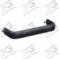 MONROE PMP Pull Handle: Threaded Holes, Aluminum, Black, #10-32 Screw Size, 0.28 in (MPN PH-0155). Key specifications — Brand: MONROE PMP; Projection Type: Non-Recessed; Material: Aluminum; Finish: Black Anodized; Color: Black; Folding Type: Fixed; Mounting Type: Threaded Holes; Screw Size: #10-32.