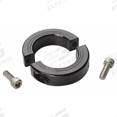 RULAND MANUFACTURING Shaft Collar: 2-Piece, Metric, Round, Clamp-On, 30 mm Bore Dia - Aluminum Shaft Collars