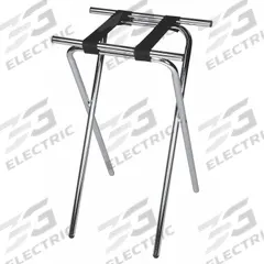 CSL Tray Stand: Steel, Chrome, 19 in Overall Wd, 36 in Overall Ht, 15 in Overall Dp (MPN 1036-1). Key specifications — Material: Steel; Product Type: Tray Stand; Brand: CSL; Color: Chrome.