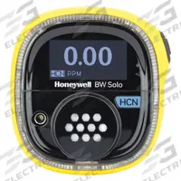 HONEYWELL Single-Gas Detector: High 10 ppm/Low 4.7 ppm, IP68, HONEYWELL BW BW Solo, Lithium, BW Solo (MPN BWS1-Z-Y). Key specifications — Gas Detected: Ozone; Housing Color: Yellow; Battery Chemistry: Lithium; Communication Protocol: Bluetooth.