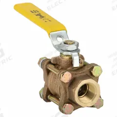 APOLLO Manual Two-Way Ball Valve: 1/2 in, Bronze, Straight, FNPT x FNPT, 600 psi Max. Pressure (CWP) (MPN 8210301). Key specifications — Brand: APOLLO; Handle: Lever.