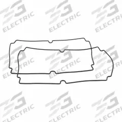 HAMMOND Replacement Gasket: For Replacing Worn or Damaged Gaskets on Electrical Enclosures, Silicone (MPN 1554VAGASKET). Key specifications — Finish: Black Silicone; Brand: HAMMOND; Accessory Type: Replacement Gasket; Application: For Replacing Worn or Damaged Gaskets on Electrical Enclosures; Features: Replaceable Gasket is One Piece Made from High Temperature, U.L. Listed Silicone; Material: Silicone.