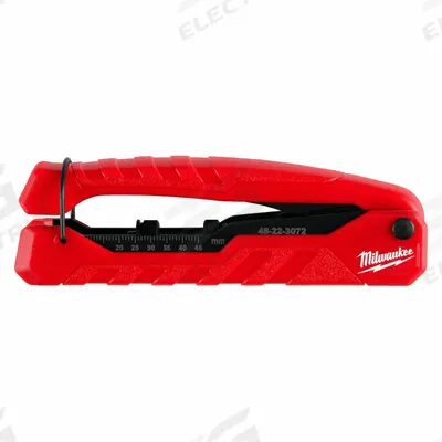 MILWAUKEE Coax Crimper: For BNC/F-Type/RCA Compression Connectors, Coax - Coaxial Cable Connector Crimpers