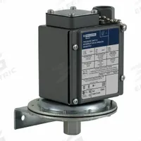 TELEMECANIQUE SENSORS Vacuum Switch: 9016G, DPDT, 100 psi Pressure - Max, 1/4-18" NPTF (MPN 9016GAW21). Key specifications — Manufacturer Part Number: 9016GAW21; Brand: TELEMECANIQUE SENSORS; Features: Adjustable Scale; Pressure Connection Type: 1/4-18" NPTF; Series: 9016G.