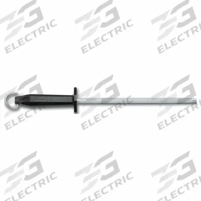 VICTORINOX Combination Cut Sharpening Steel: Chrome Plated Steel, 15 1/4 in Overall Lg - Stainless Steel Honing Steels
