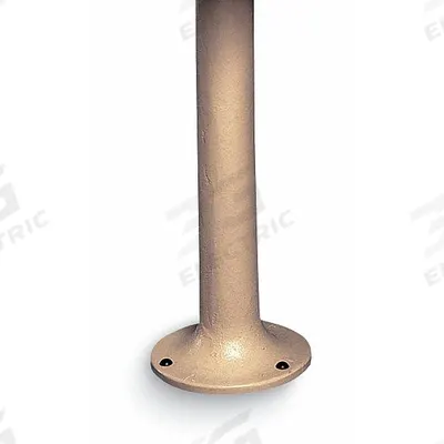 TENNSCO Bench Pedestal: 8 1/4 in x 16 1/4 in, Steel, Sand, Enamel - Pedestals for Locker Room Benches