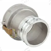 Cam and Groove Adapter: 75 psi Max. Working Pressure @ 70 F, 6 11/16 in Overall Lg, Nitrile (MPN 5040-DA-AL). Key specifications — Fitting Type: Female Coupler x Male Adapter; Gasket Material: Nitrile; Brand: DIXON VALVE & COUPLING.