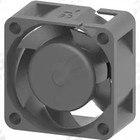 DAYTON Axial Fan: 10.8 cfm Airflow @ 0.000 in SP, 1 9/16 in Ht, 13/16 in Dp, Lead Wires, 12V DC (MPN 855H02). Key specifications — Blade Material: Polybutylene Terephthalate; Housing Material: Plastic; Brand: DAYTON.