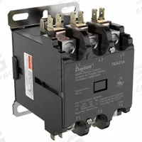 DAYTON Definite Purpose Magnetic Contactor: 3 Poles, 120V AC, 63 A, Non-Reversing (MPN 783XZ1). Key specifications — Brand: DAYTON; Coil Voltage: 120V AC; Contactor Style: HVACR Definite Purpose Contactor; Mounting Style: Through Panel; Terminal Connection Type: Box Lugs; Maximum Voltage Rating: 600V AC; Phase: Three; Main Pole Contact Form: 3NO.