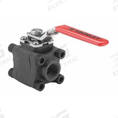 KECKLEY Manual Two-Way Ball Valve: 1 1/2 in, Carbon Steel, Straight, FNPT x FNPT - Carbon Steel Ball Valves