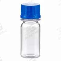 APPROVED VENDOR Vial: Sample, Polycarbonate, 10 mL, Blue, 23.7 mm Body Dia, Non-Sterile, Colorless (MPN RPC0010). Key specifications — Neck Size: 17.50 mm; Self-Standing: Self-Standing; Closure Color: Blue; Brand: APPROVED VENDOR; Vial Type: Sample; Body Color: Colorless; Includes Closure: Yes; Bottom Shape: Round.