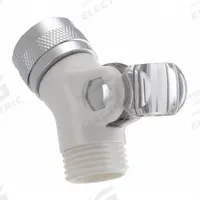 DELTA Pin Mount Swivel Connector: Plastic, 1/2 in Connection Size, IPS Connection, 1 in Overall Wd (MPN U4002-WH-PK). Key specifications — Connection Type: IPS; Product Type: Swivel Connector; Brand: DELTA; Material: Plastic.