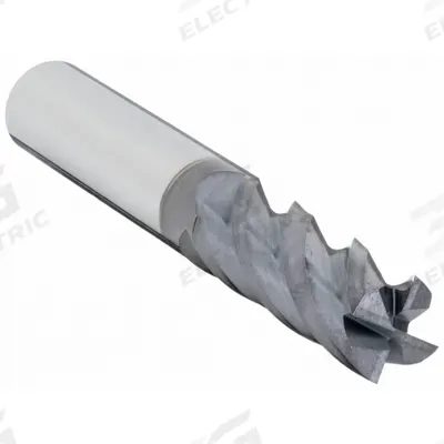 APPROVED VENDOR Square End Mill: Carbide, AlTiCrN Coated, 4 Flute, 1/4" Mill Dia - Fast-Cutting Carbide Square End Mills for Steel & Cast Iron